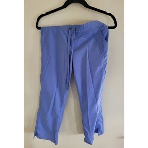 Purple Label By Healing Hands, Size Extra Small Petite Periwinkle Scrub Pants